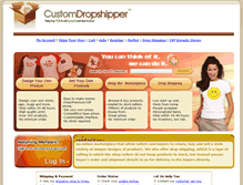 Tablet Screenshot of customdropshipper.com